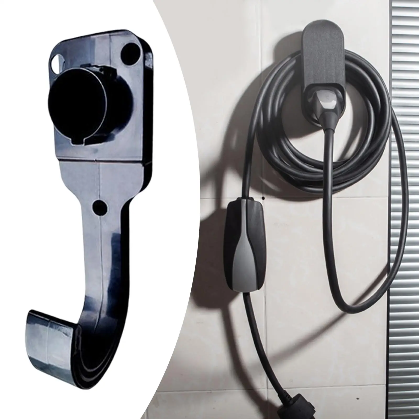  Holder  Dock Bracket Portable with Hook Screws Professional  Electric Vehicle Charging Cable  Standard