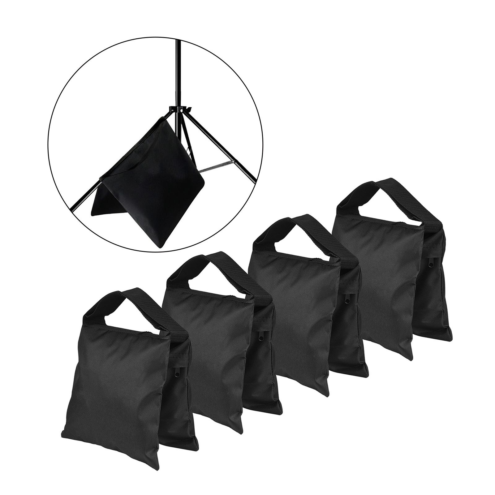 4Pcs Empty Photography Sandbag Studio Video Sand Bag to Help Stabilize Your Lighting Equipment Strong and Durable Portable