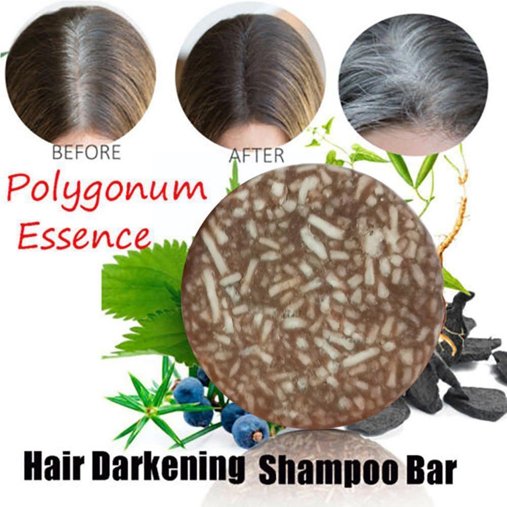 Best of Solid Shampoo Soap Black Hair Color Dye Natural Organic 10g Darkening Polygonum Shampoo Hair Treatments Soap Es Y6U8 Reviews & Tips