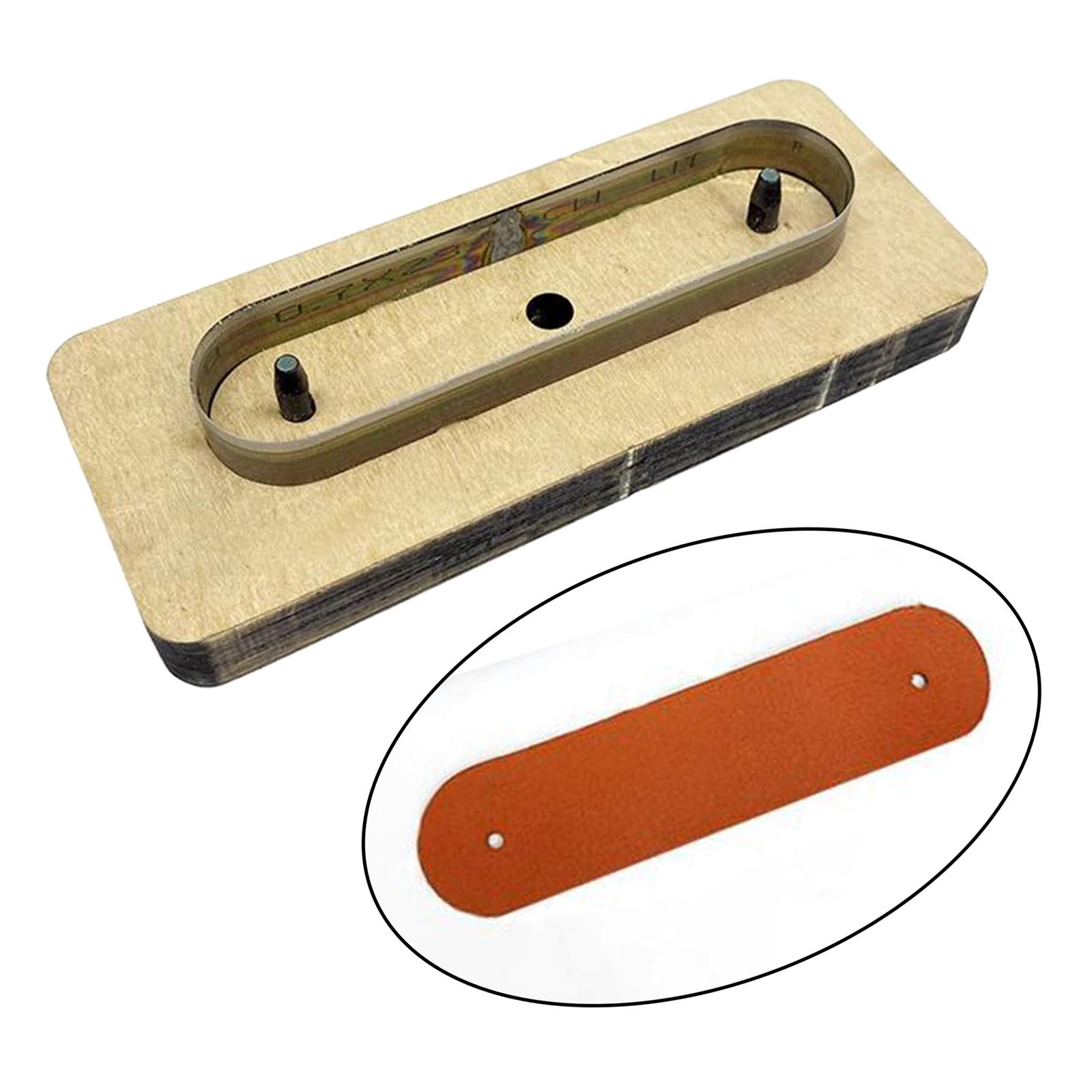 Metal Cutting Dies Line Storage Clip Knife Mould Tool Kit DIY 1x Reusable Die Cutting Mold for Leathercraft PU Leather Keychain