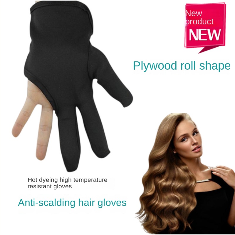 Best of Hairdressing Three Fingers Anti-hot Glove For Flat Iron Heat Resistant Hair Straightening Curling Glove Styling Household Gloves Reviews & Tips