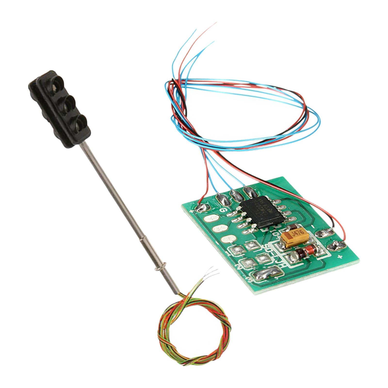 Miniature Traffic Light Model LED Light 6.5cm Height Classic for DIY Sand Table Scenery Layout Street Construction Model Diorama