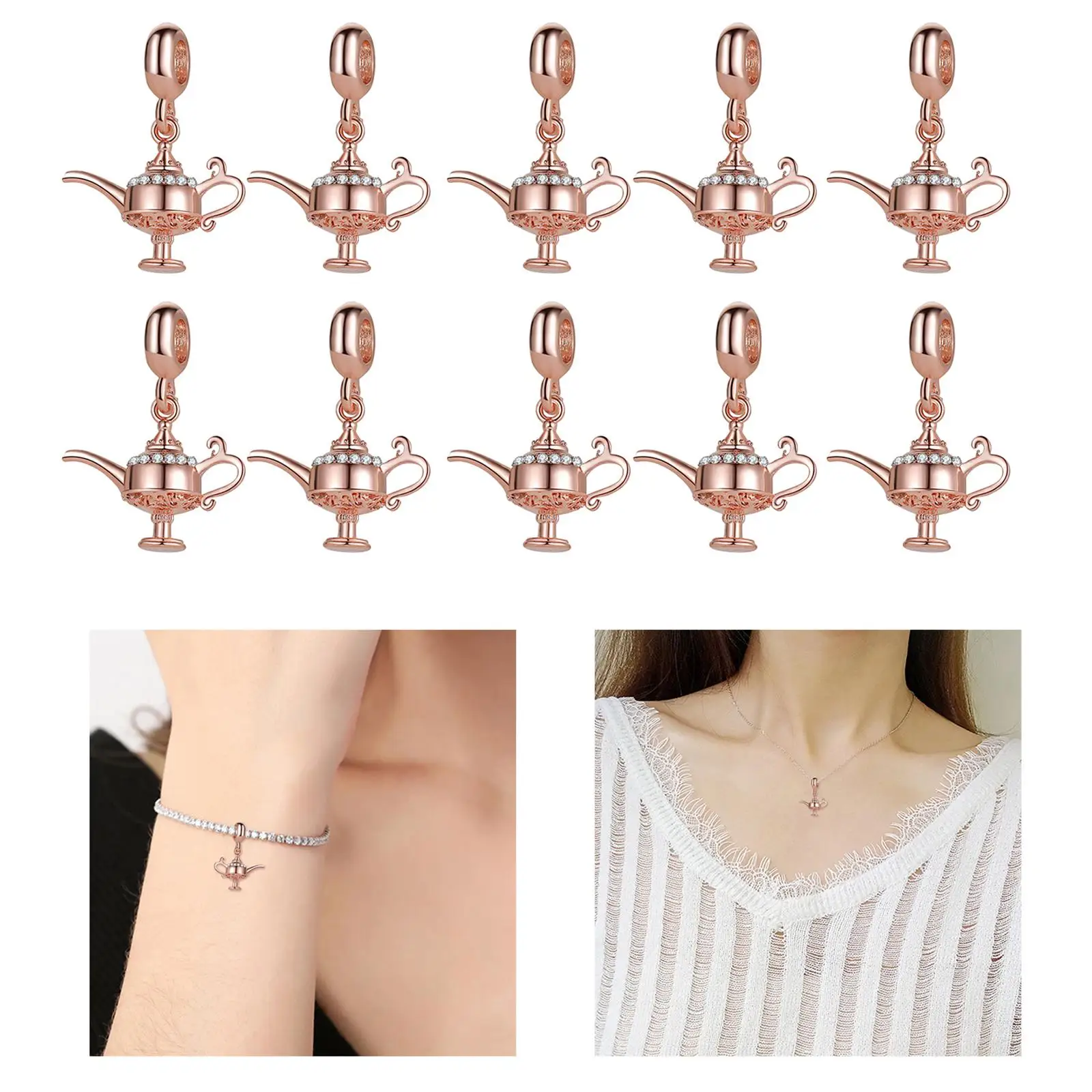 DIY Pendant Necklaces Pendant Charm Lucky Dangle Beads Women Friend Lover