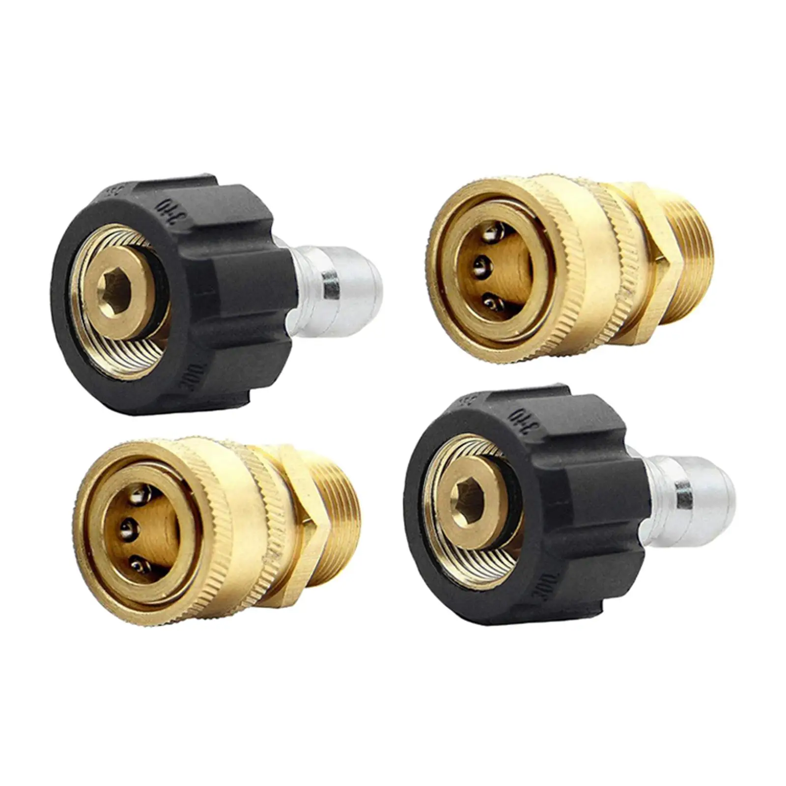 Pressure Washer Adapter Kit M22 to 3/8 inch Durable for Pressure Washer Gun