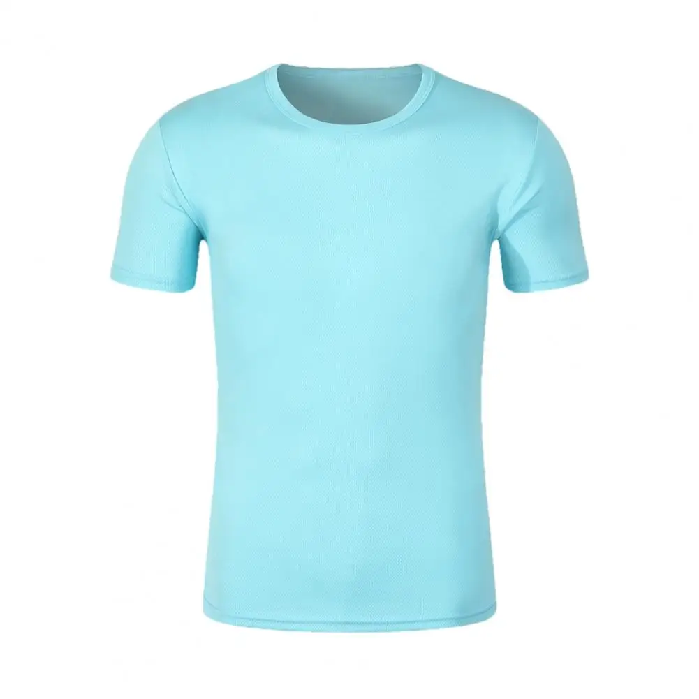 S4c71fcbb662c46ed8fffcae86bedcc37Q Quick Dry Women Men Running T-shirt Fitness Sport Top Gym Training Shirt Breathable Short Sleeve O Neck Pullover T-shirt Tee Top