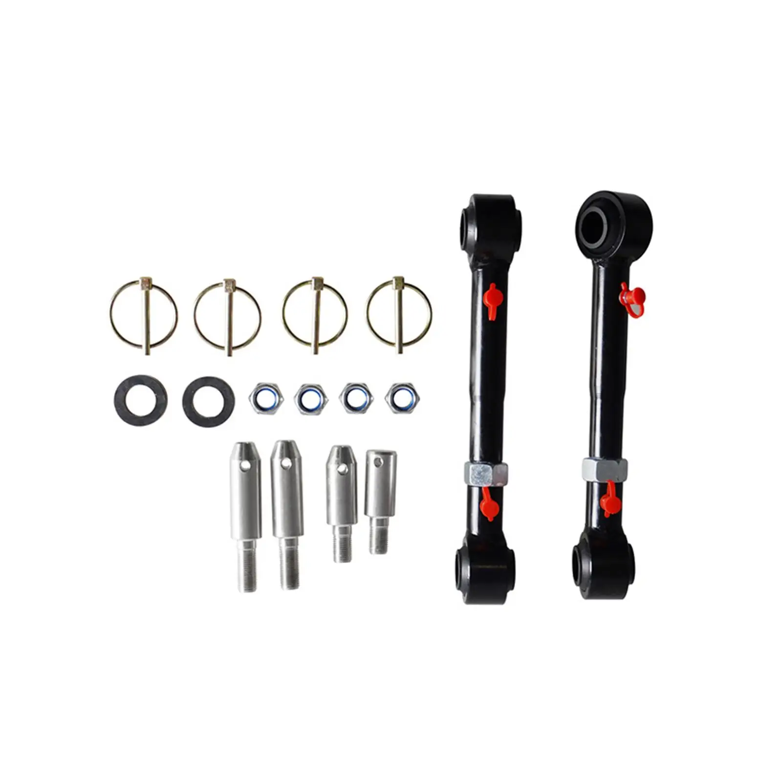 Sway Bar Link Kit Front Easy to Install Direct Replaces Durable Auto Accessories Adjustable Front Sway Bar Link for Jeep JK