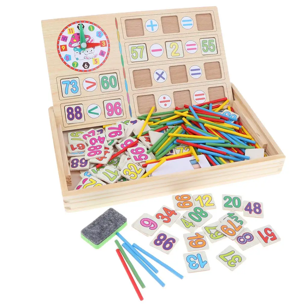  Counting Rod Arithmetic Operation Learning Math Teaching Aid Toy
