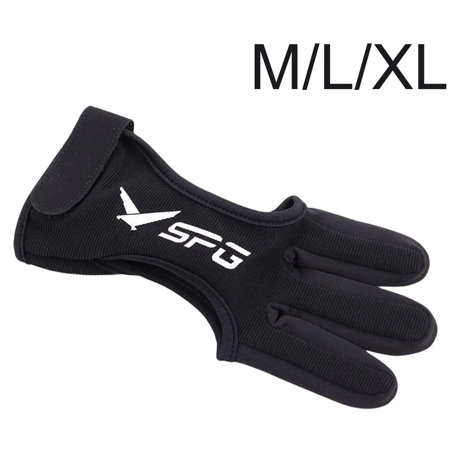Durable Archery Glove 3 Fingers Guard Training Aids Hunting Glove fot Youth