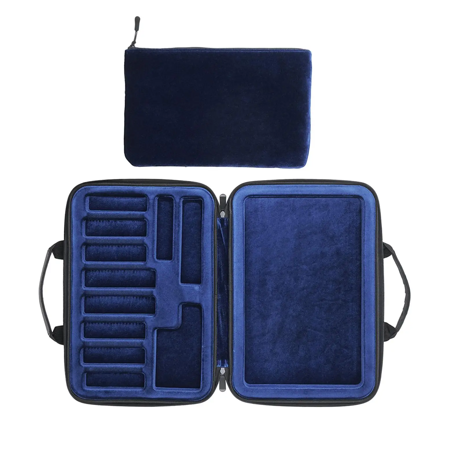 Saxophone Mouthpiece Storage Case with Flannel Bag Woodwind Mouthpiece Case