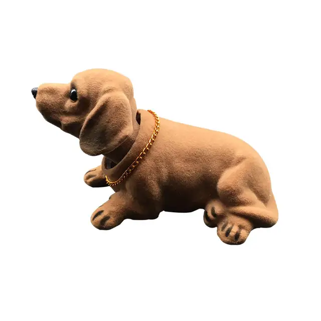 Yardwe Tierstatue Hund Hundefahrzeug-autodekoration Figur