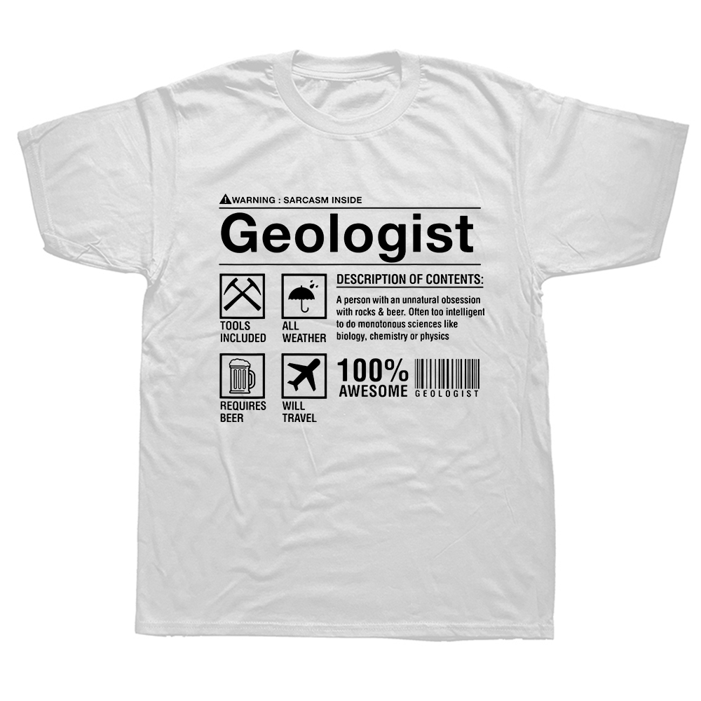 Lustige Geologe Zusammensetzung Geologie Student T Shirts Streetwear Kurzarm Geburtstag Geschenke Sommer Stil T-shirt Herren Kleidung – Detail 3