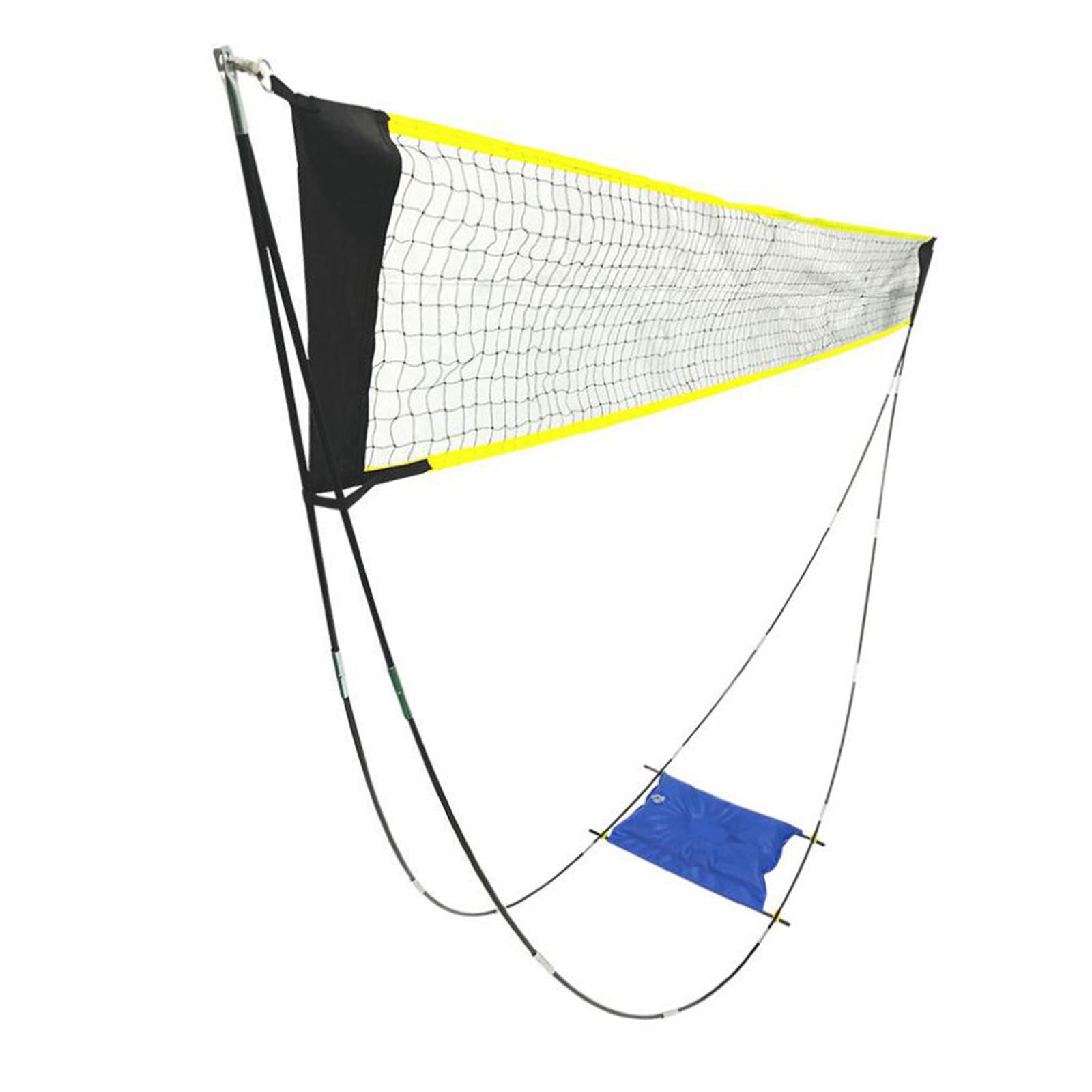 Description Picture 2 of itemPortable Badminton Net Bracket Volleyball Net with Storage Bag Portable Tennis Net Set for Games Exercise Backyard Beach Outdoor