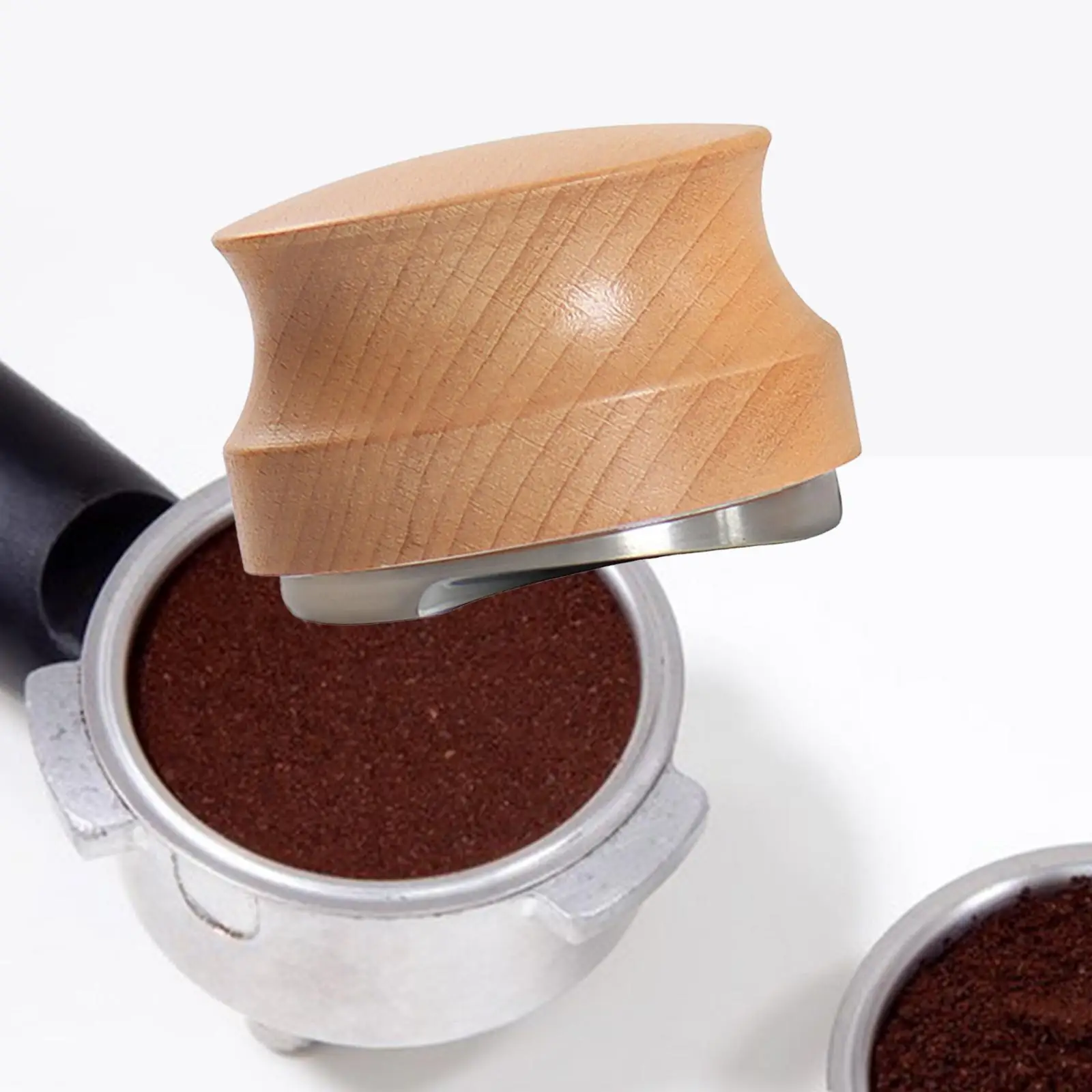 Espresso Distribution Tool Fits Adjustable Depth Hand Tamper for Portafilter