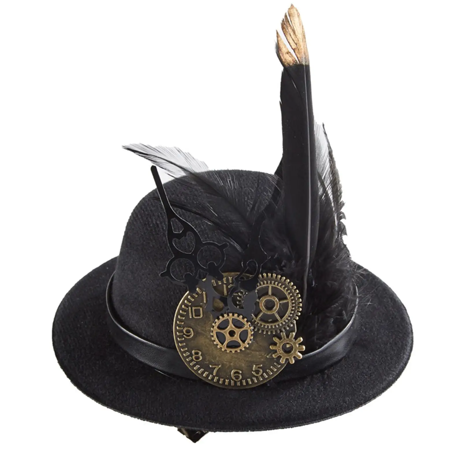 Steampunk Gears Top Hats Dance Hat Gears for Cosplay Gentlemen Fancy Dress Halloween