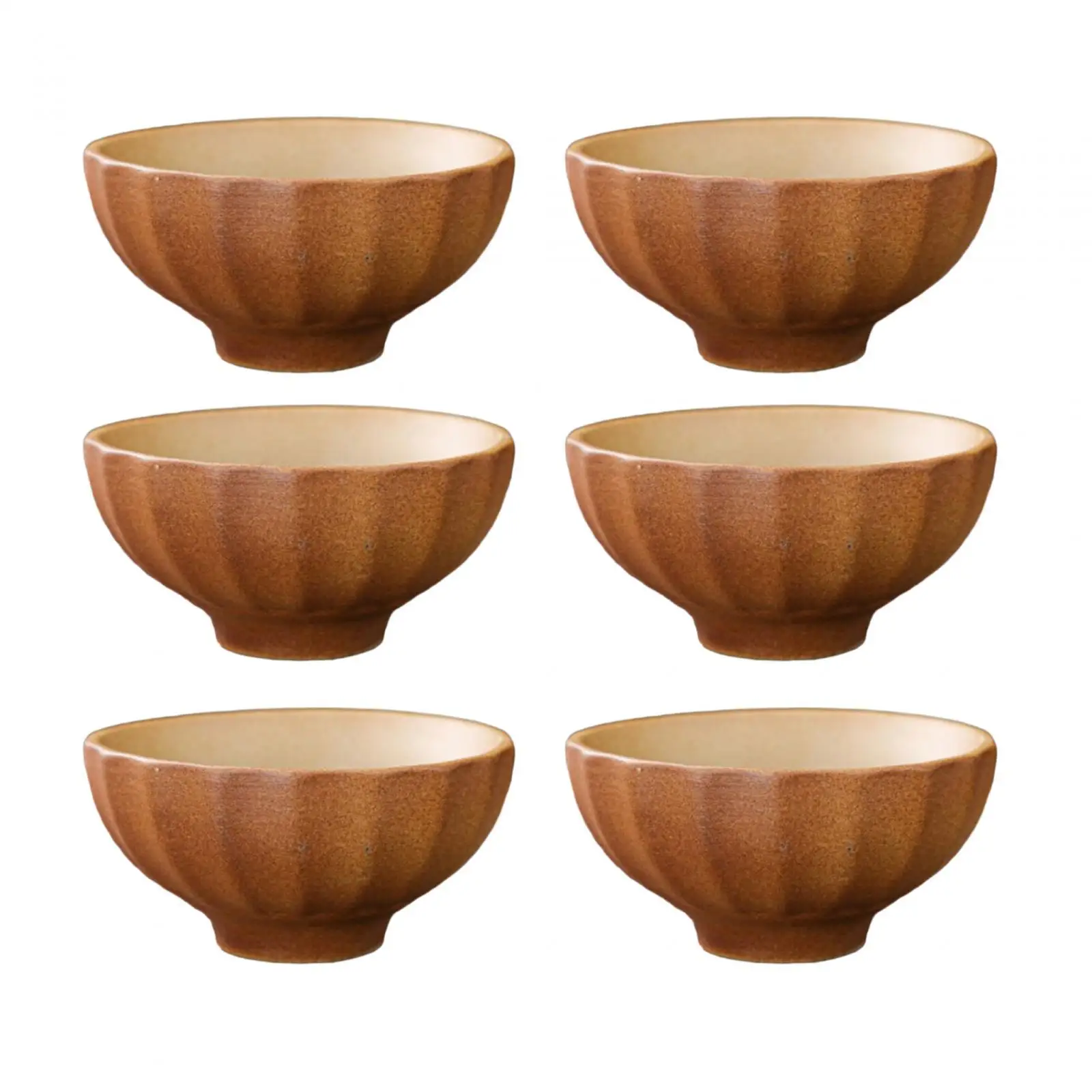 6x Japanese Cup Set Multipurpose Portable Drinkware Japanese Sake Cups for Home Tea Ceremony Party Restaurant Coffee Shop Latte