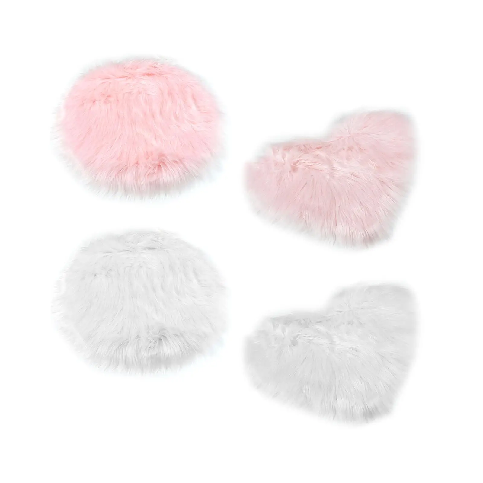 Soft Plush Area Rug Luxury Photo Props for Desktop Photography Nail Art