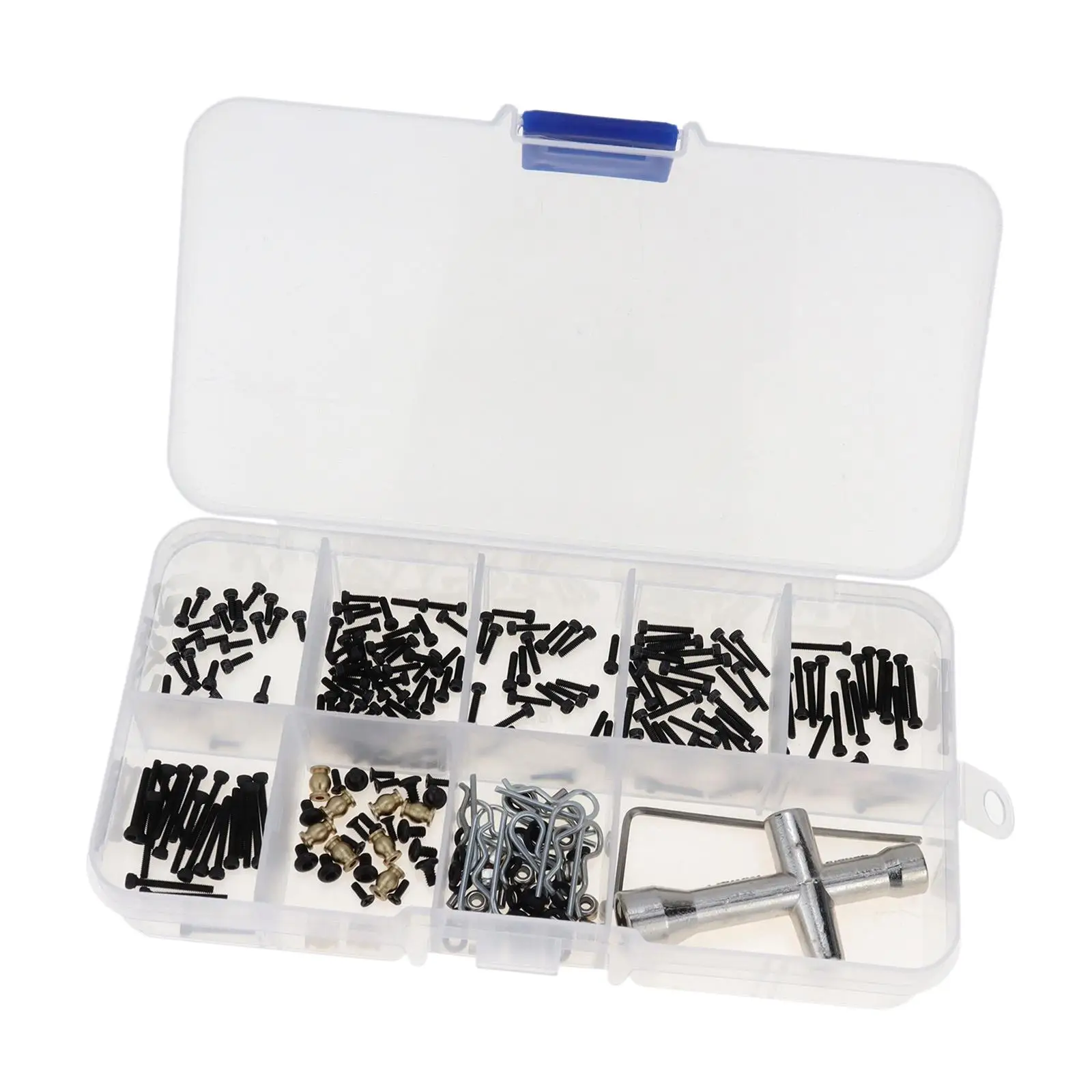 252 Pieces M1.4 Screws Kit Replacements for Axial SCX24 Axi00006 Trucks
