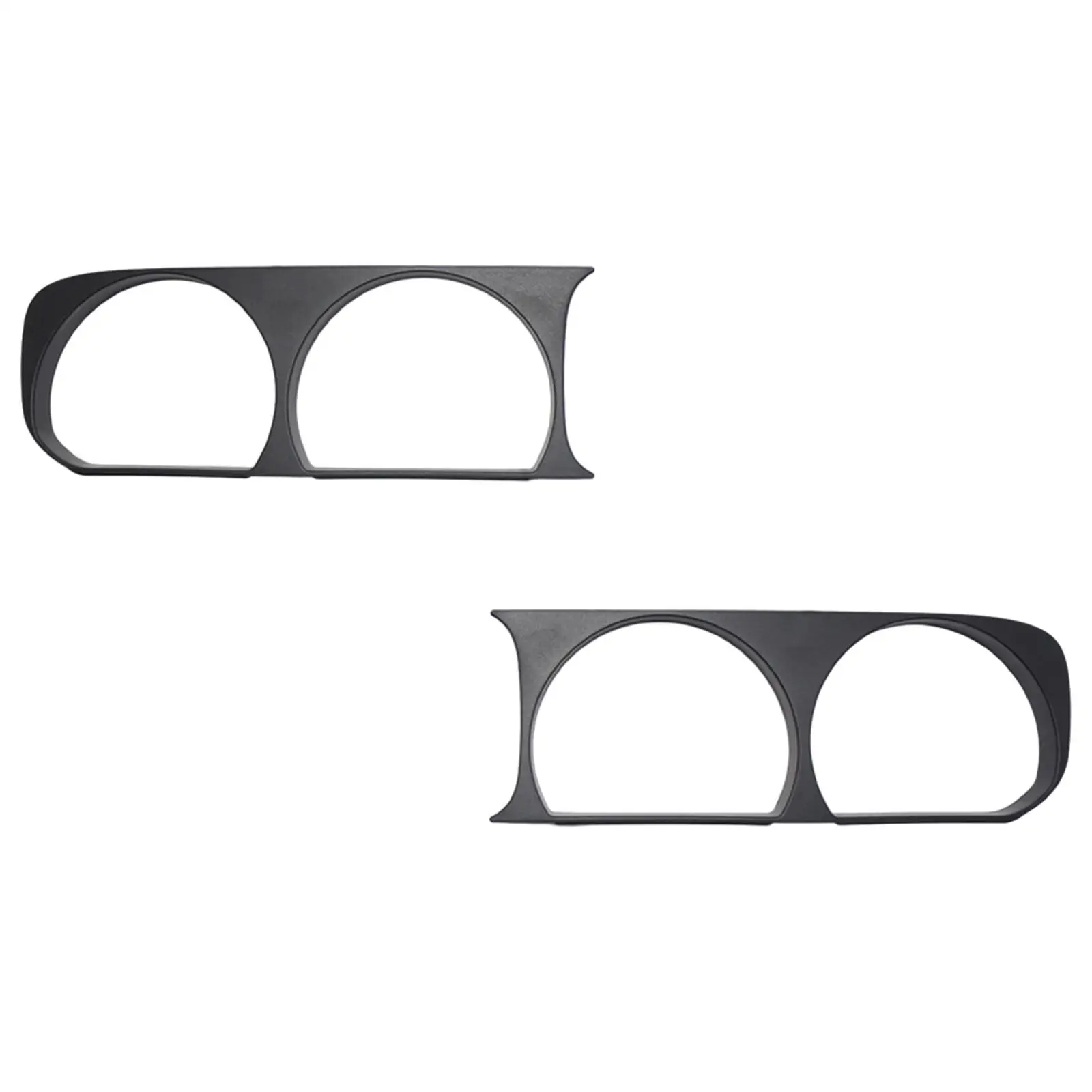 Headlight Bezel Set Auto Accessory Direct Replaces Professional 68051526AA Left and Right for Dodge Challenger 2008-2014