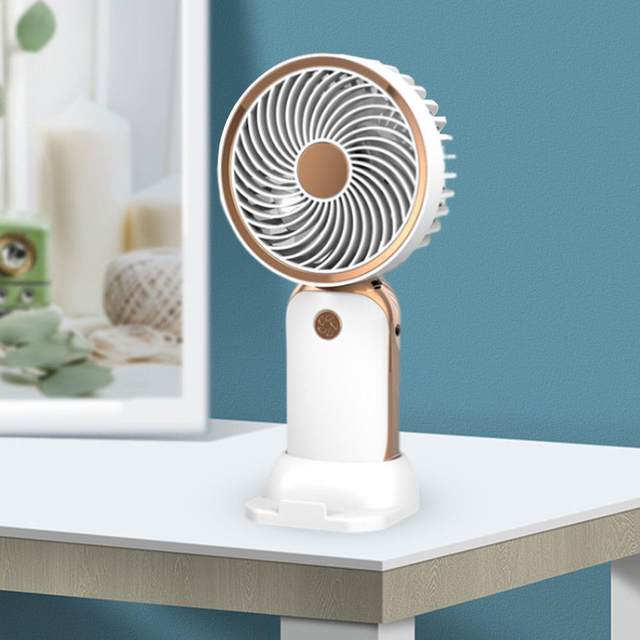 Ventilateur Turbo Portable JISULIFE - 4000mAh USB-C - 5 Vitesses - 16h Autonomie - Poche Et Bureau