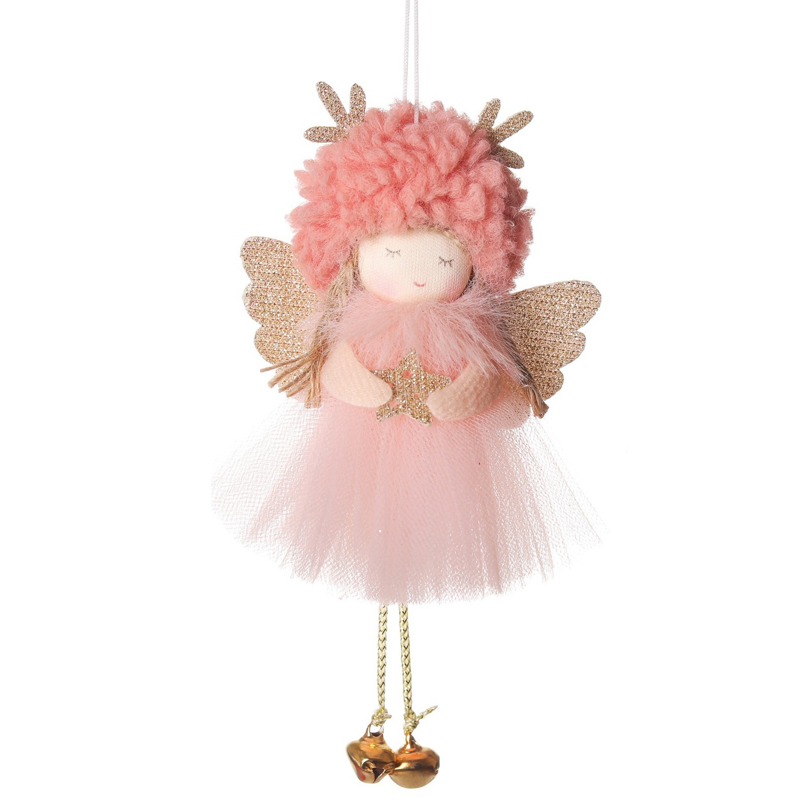 Description Picture 4 of itemChristmas Skirt Angel Pendant Cute Doll Girl Gift Christmas Tree Pendant Decorated Eggs 2024 Festival Popular Decor Hot Selling