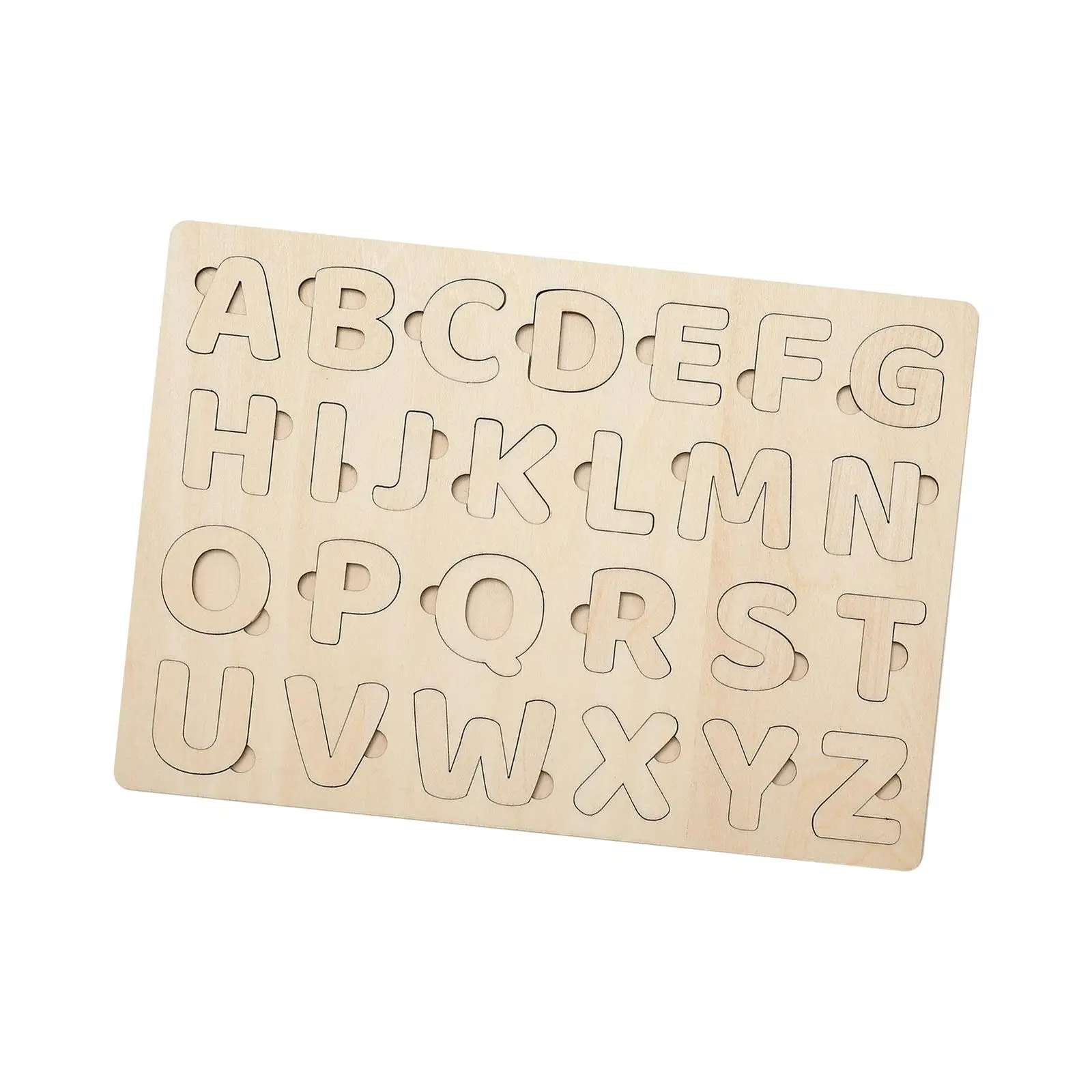 Abc Puzzle Board alphabet and Number Puzzle for Preschool Children