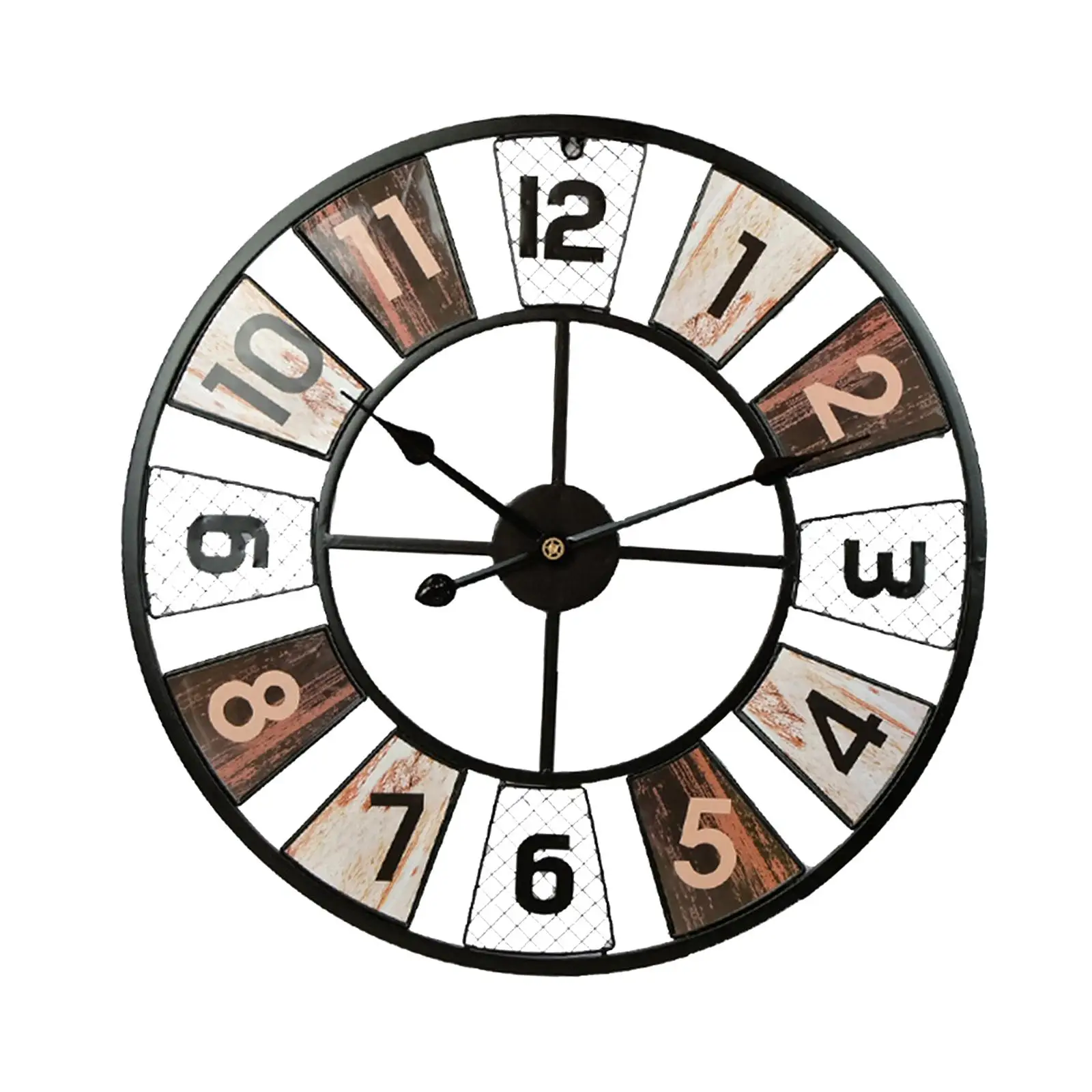 Large Wall Clock 24Inches Decorative Wall Clocks for Home Living Room Wall Decor