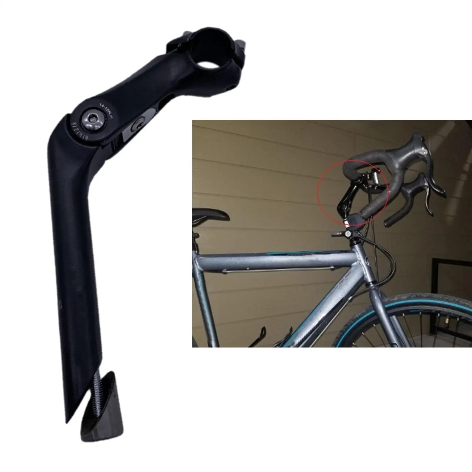 Stem 25.4mm  Bike Adjustable Raise Handlebar Tube  