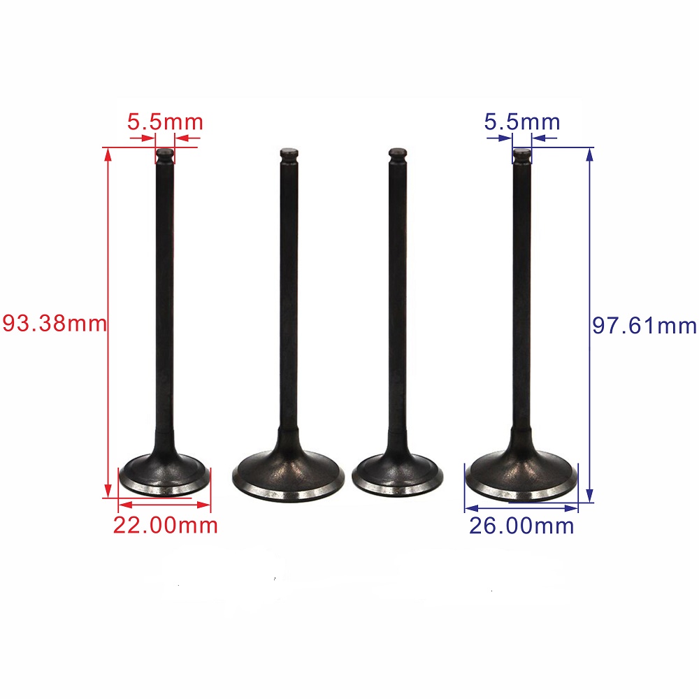 Engine Valves For Suzuki TU250 TU250X 1997-2001 DR250S (E/F/G/H