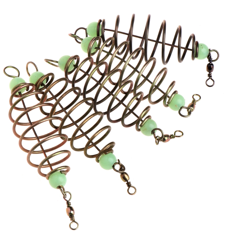 5 Teile/satz Angeln Köder Frühling Köder Inline Hängen Tackle Edelstahl Feeder – Detail 1