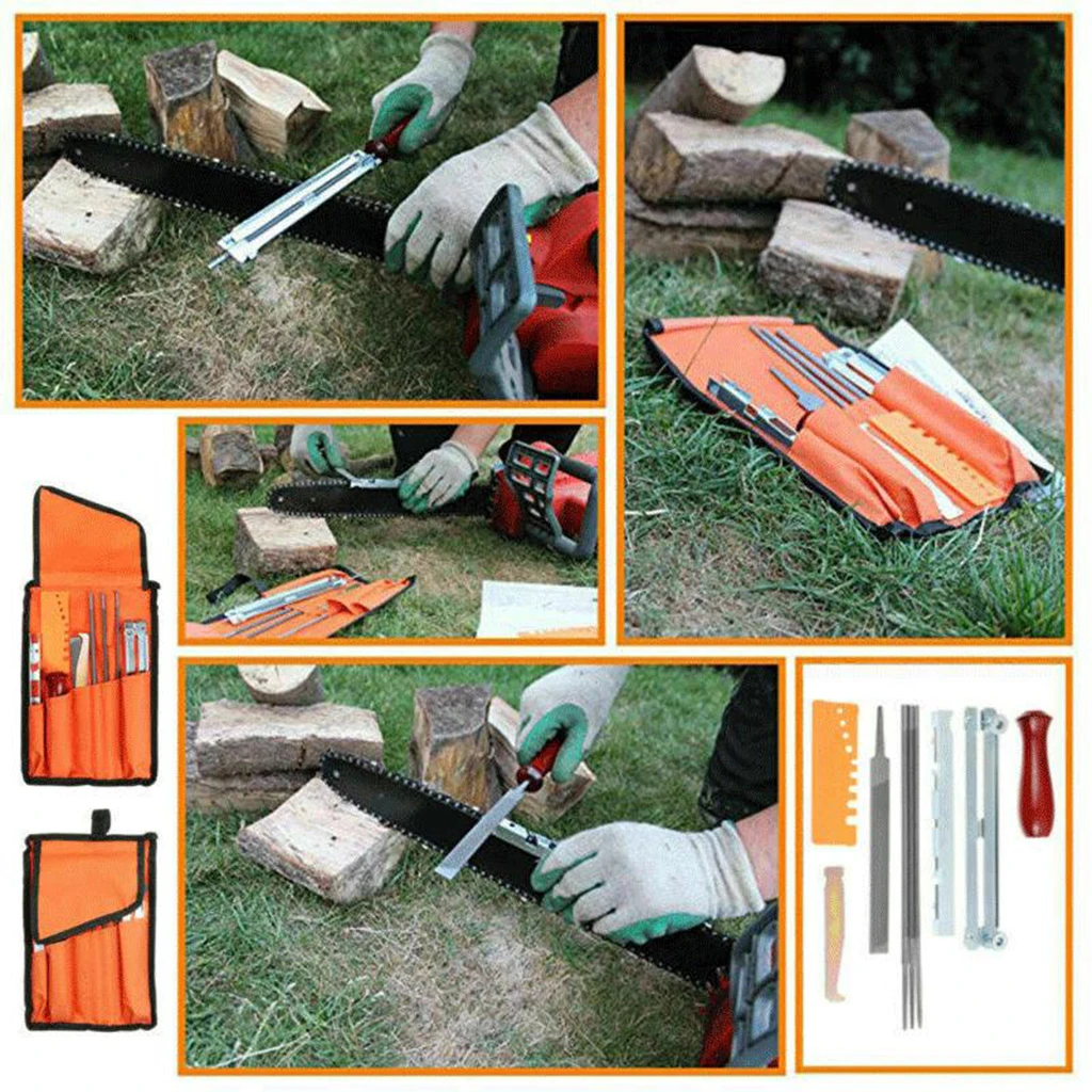 Chainsaw Sharpener Kit Sharpening Tools Includes: 5/32