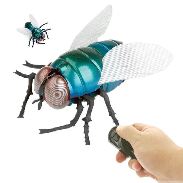 [Funny] Prank trick toy Infrared remote control flash spider animal toy