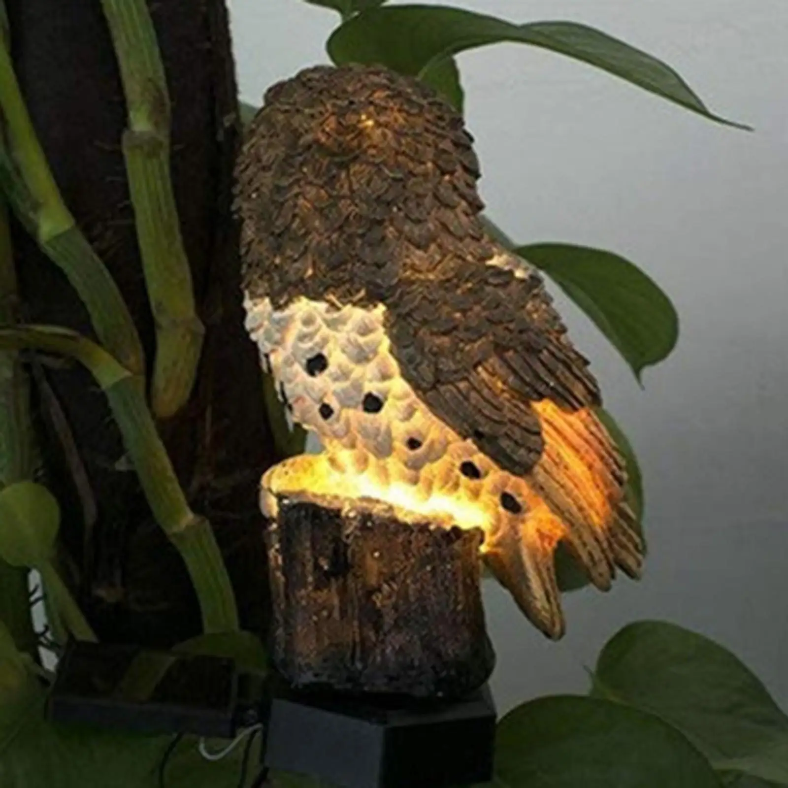 Solar Powered Garden Light, with Stake Owl Solar LED Lights for Patio Holiday Courtyard Decor