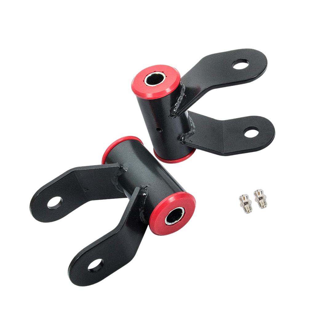 2x 2 inch Drop Shackle Kit Lowering Shackles Leveling Set Fits for RAM 1500 2WD 02-08 Durable Premium High Performance