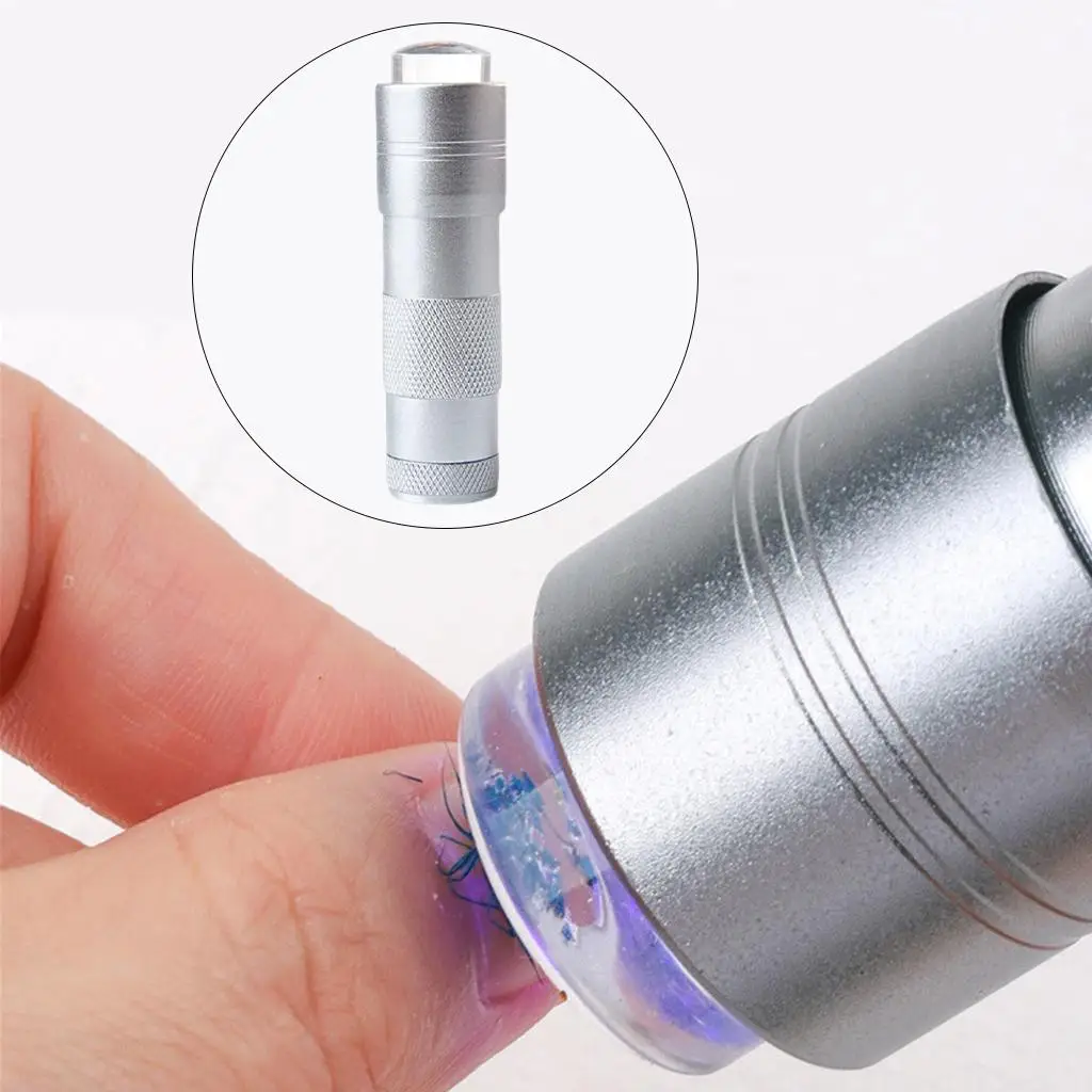 Dryer  Flashlight  Handheld Portable  Press Light for Gel Nail