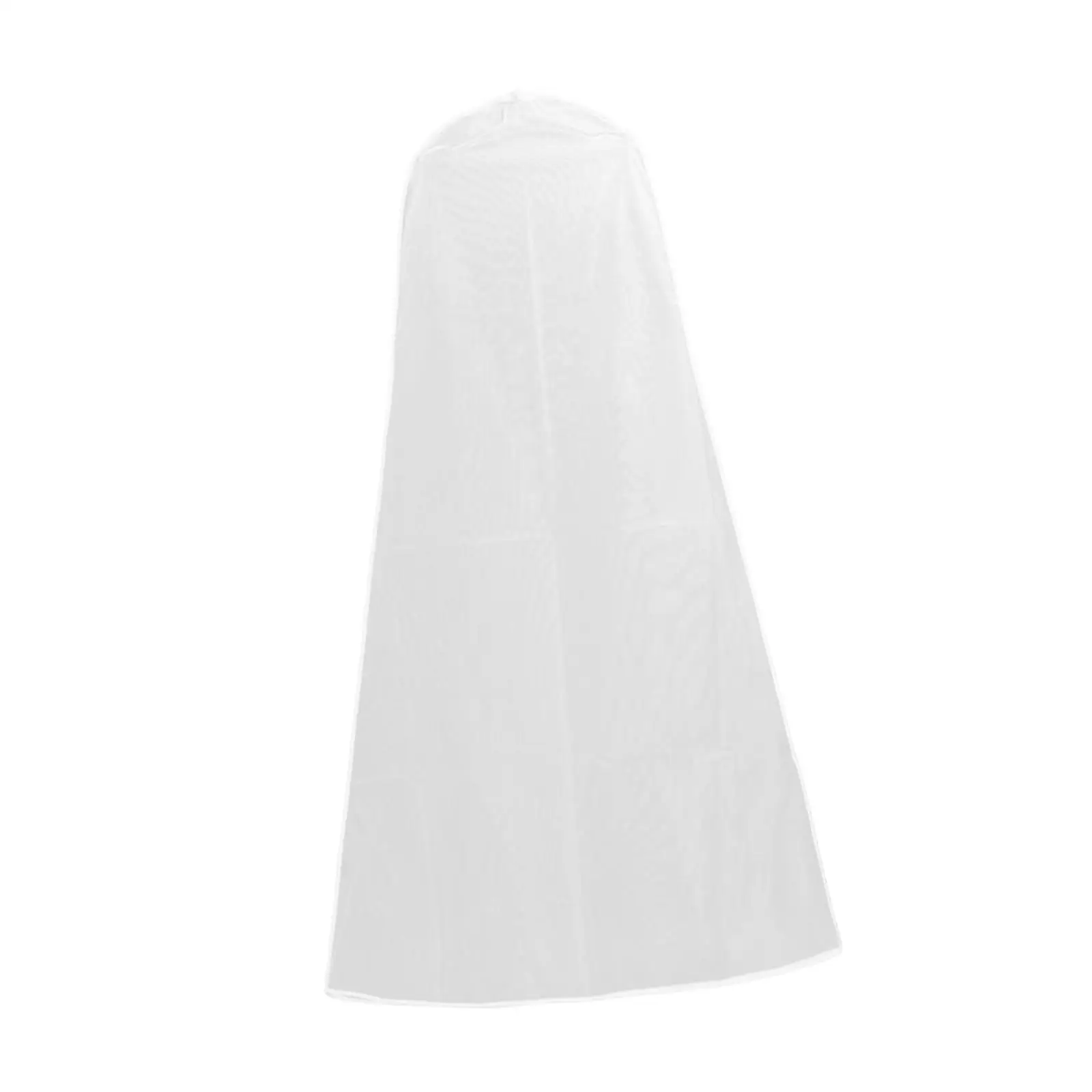 Bridal Dress Gown Cover Garment Bags Hanging Clothes Bag Cover Pullover wedding Dress Bag for Long Robe Windbreakers