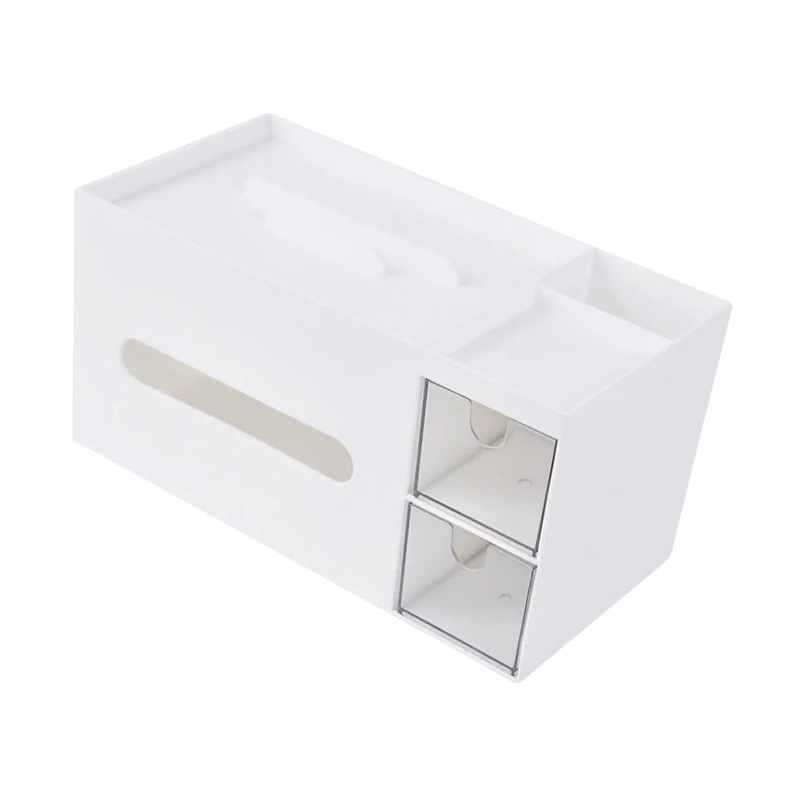 Tissue Box with Storage Compartment for Restaurant Dining Room Kitchen