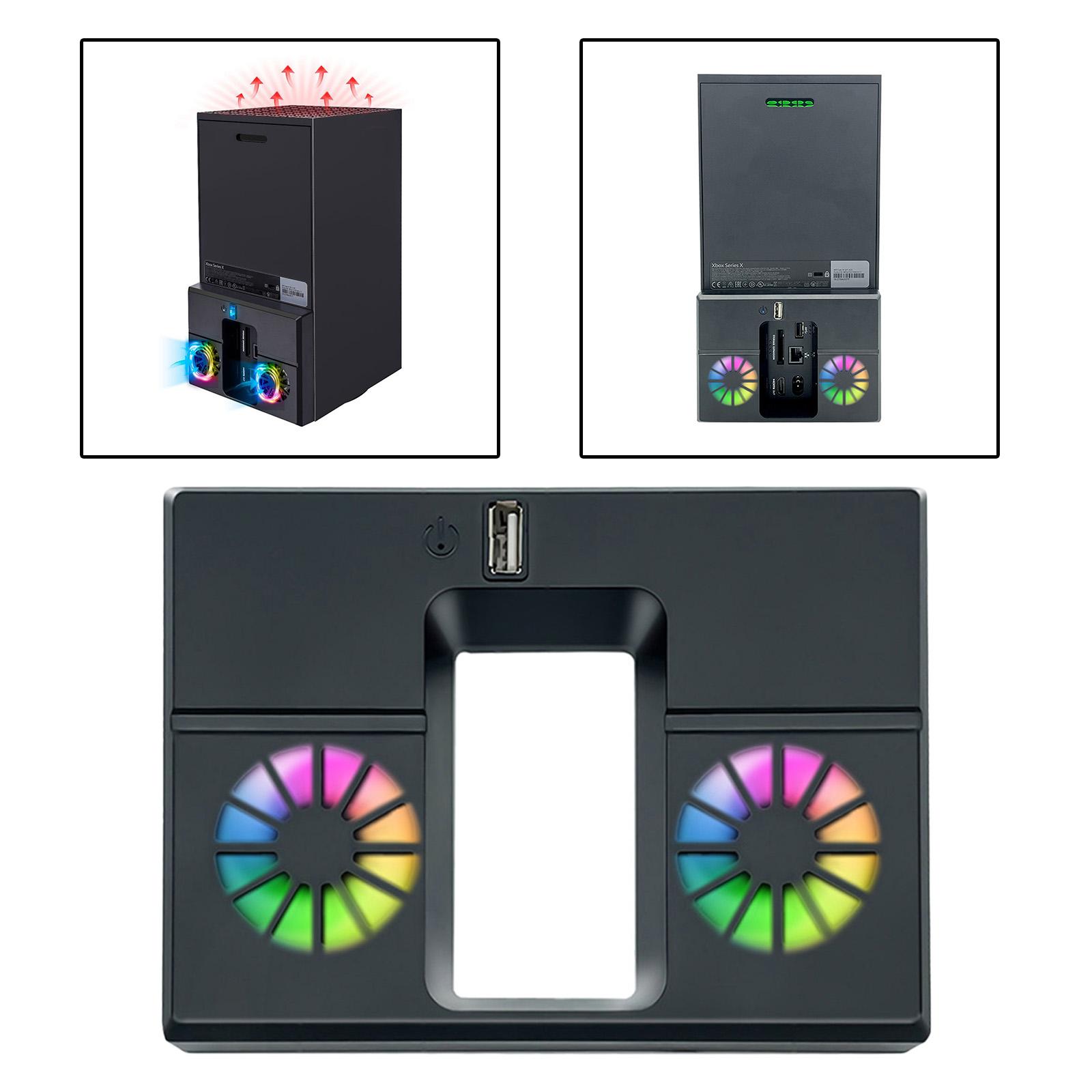 Title 4, RGB-Lüfterständer, externes USB-Kühlsystem, ver...