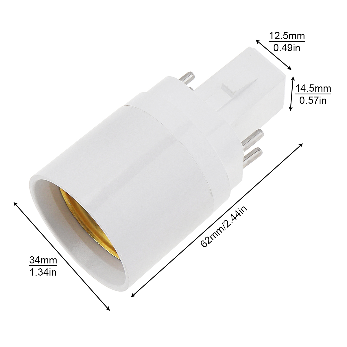 e27 adaptador de soquete gx24q adaptadores de