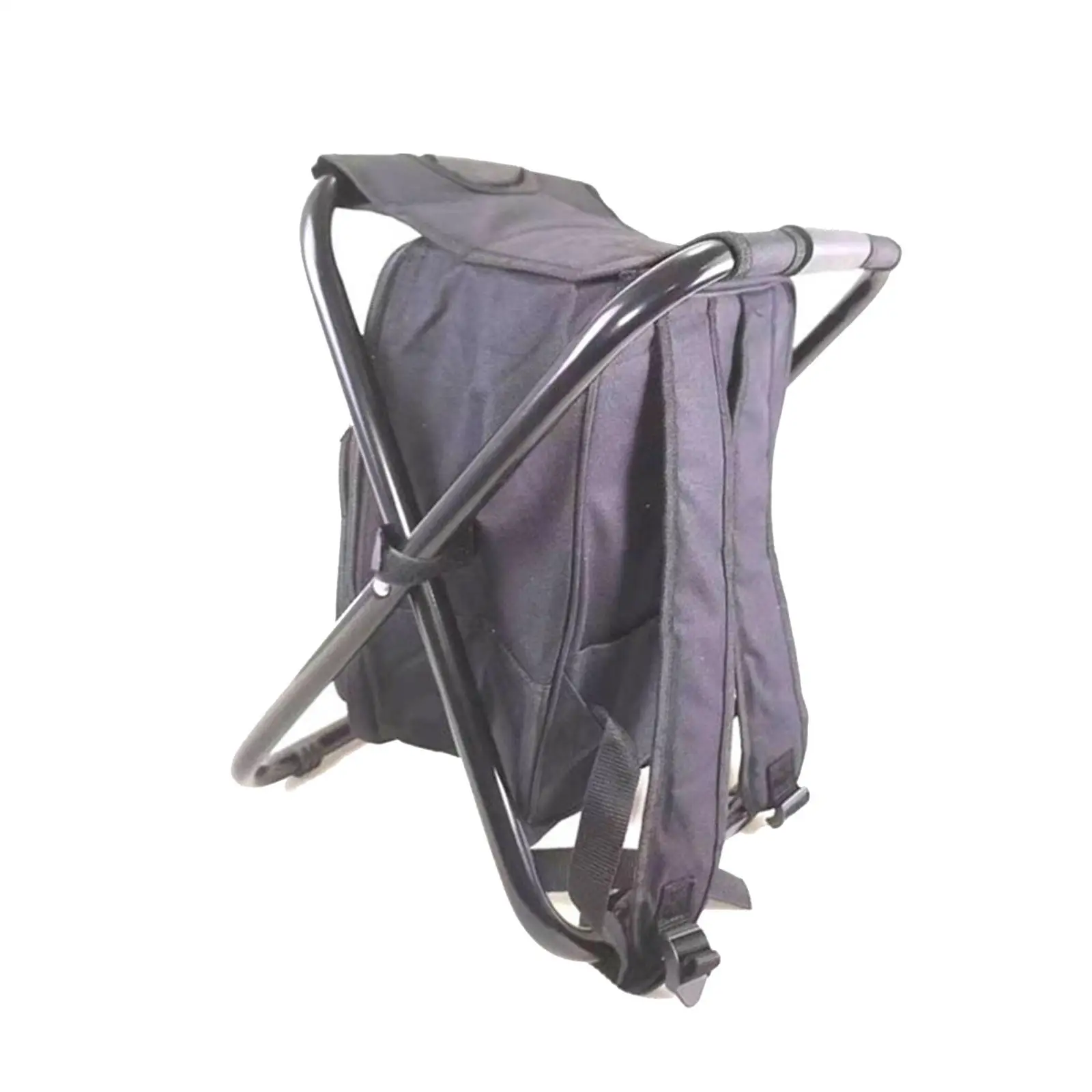 Foldable Backpack Chairs Lightweight Camping Chair Convenient Carry Strong Load