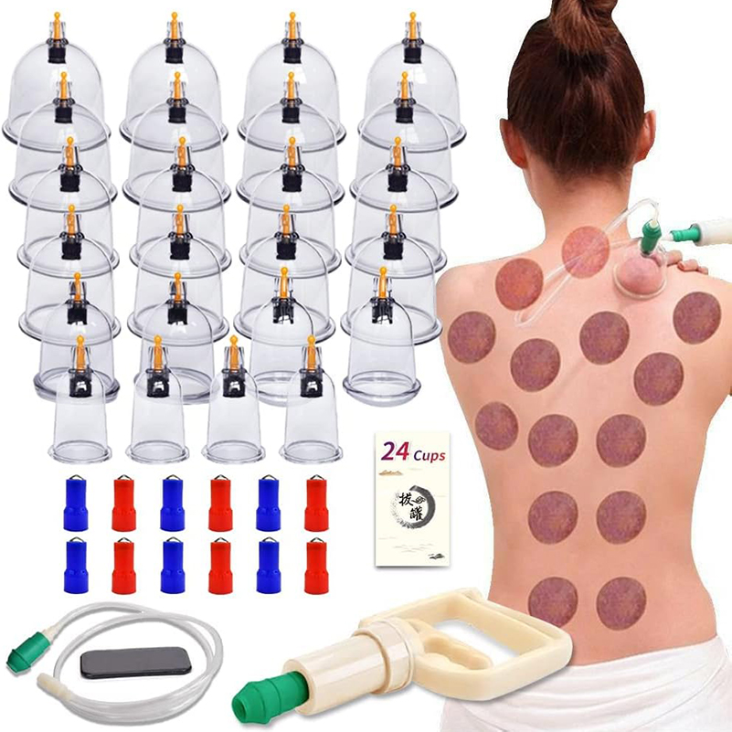 Best of 32 Cupping Therapy Set Vacuum Massager Ventosa Professional Suction Cups Vacuum Massage Jars Physiotherapy Guasha Health Care Reviews & Tips