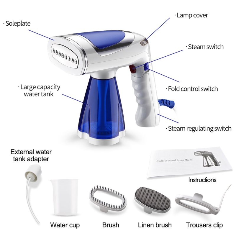 portable handle steam iron