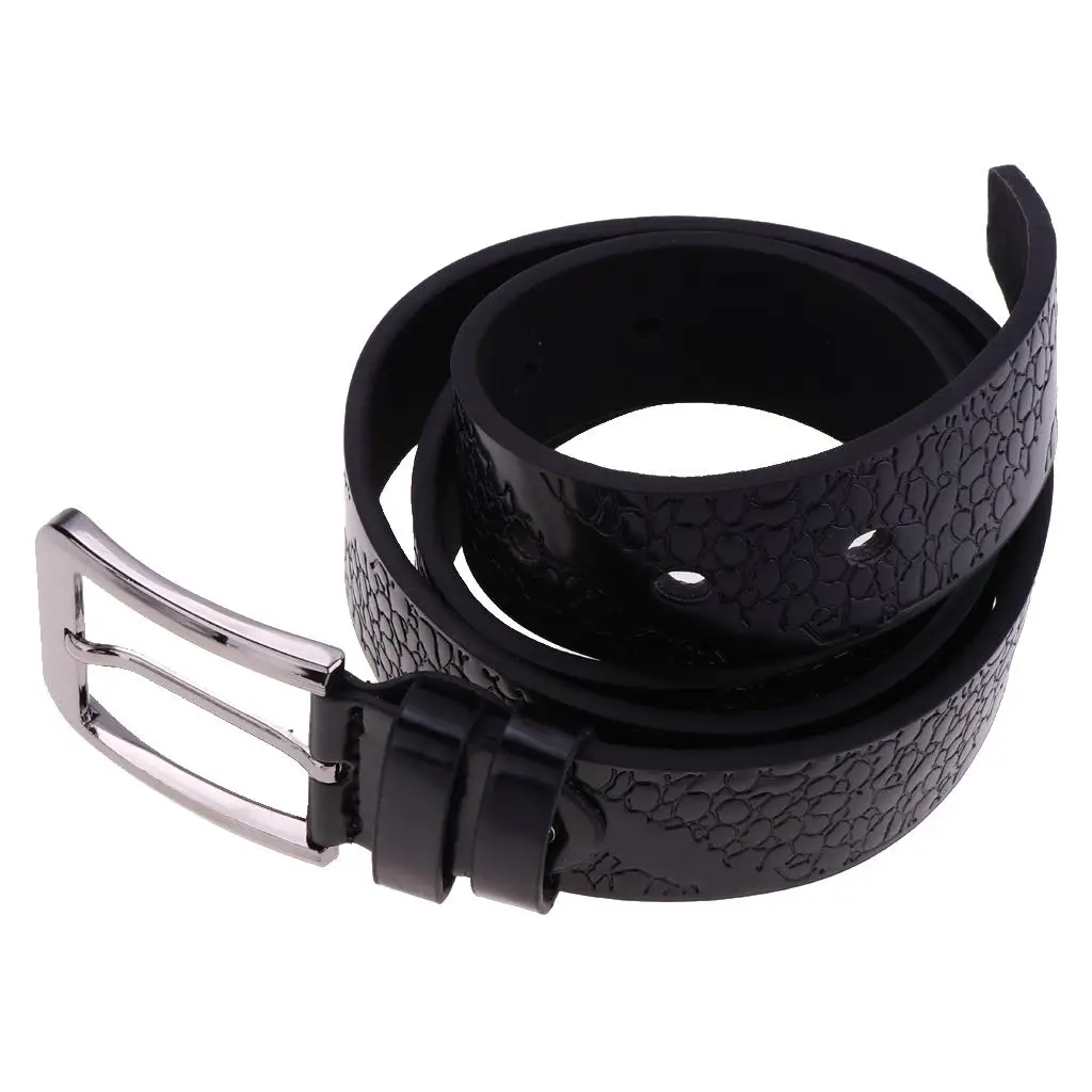 Men` Buckle Belts PU Leather Waistband Waistbelt Fashion Accessory Gift