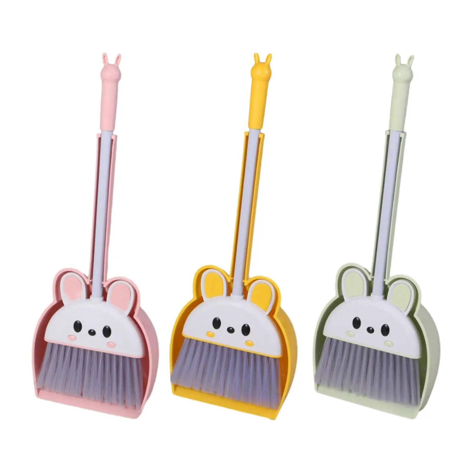 Kids Cleaning Set Educational Role Playing Mini Broom and Dustpan Set for Kids for Preschool Kindergarten Age 3-6 Years Old