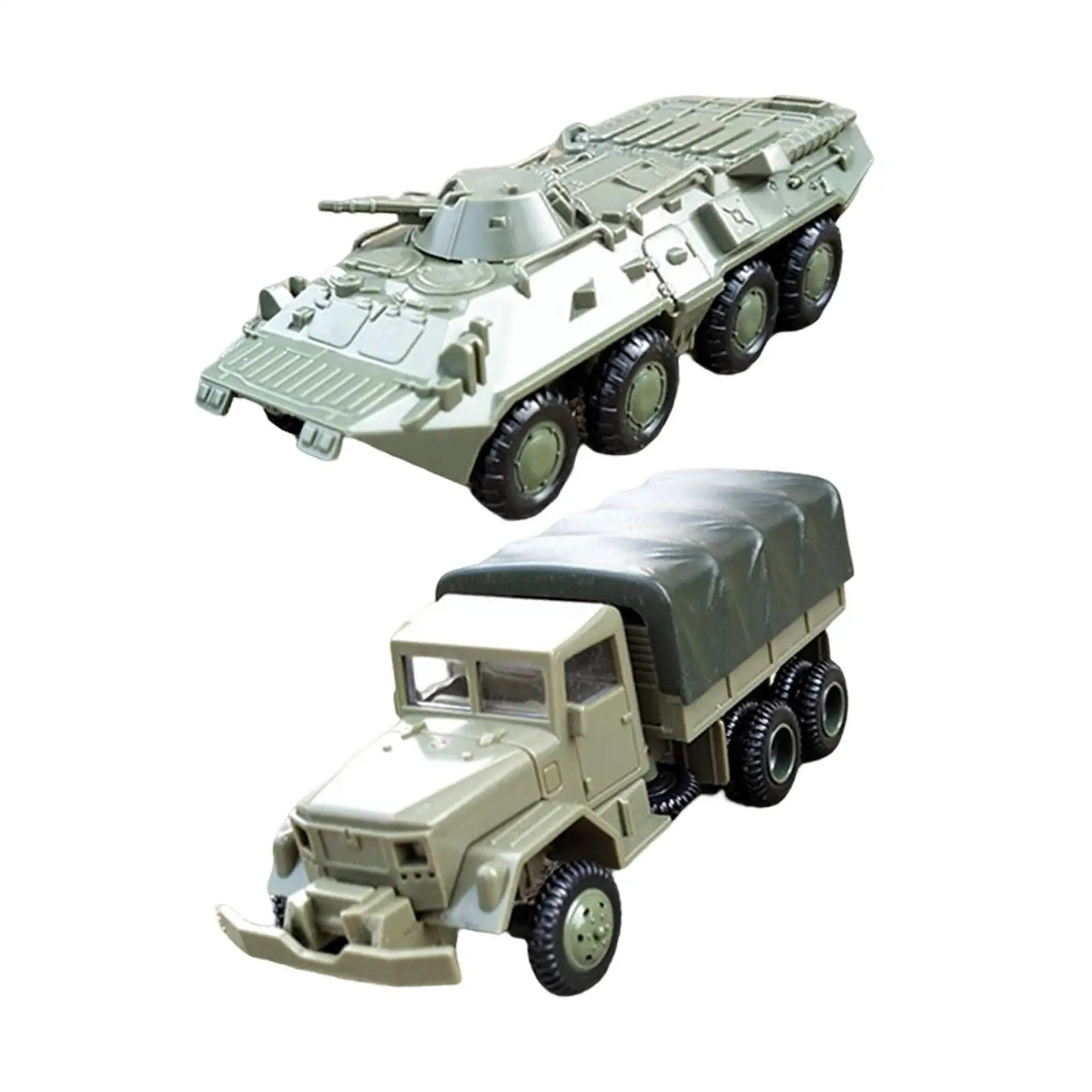4D Trucks Table Model Toys Architecture Model Playset Collections Boy