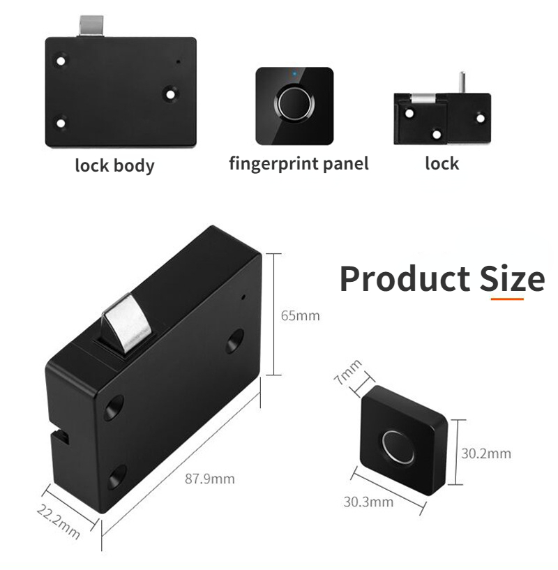 Intelligent Electronic Lock, Armário de arquivo, Locker Door, Shoebox Lock