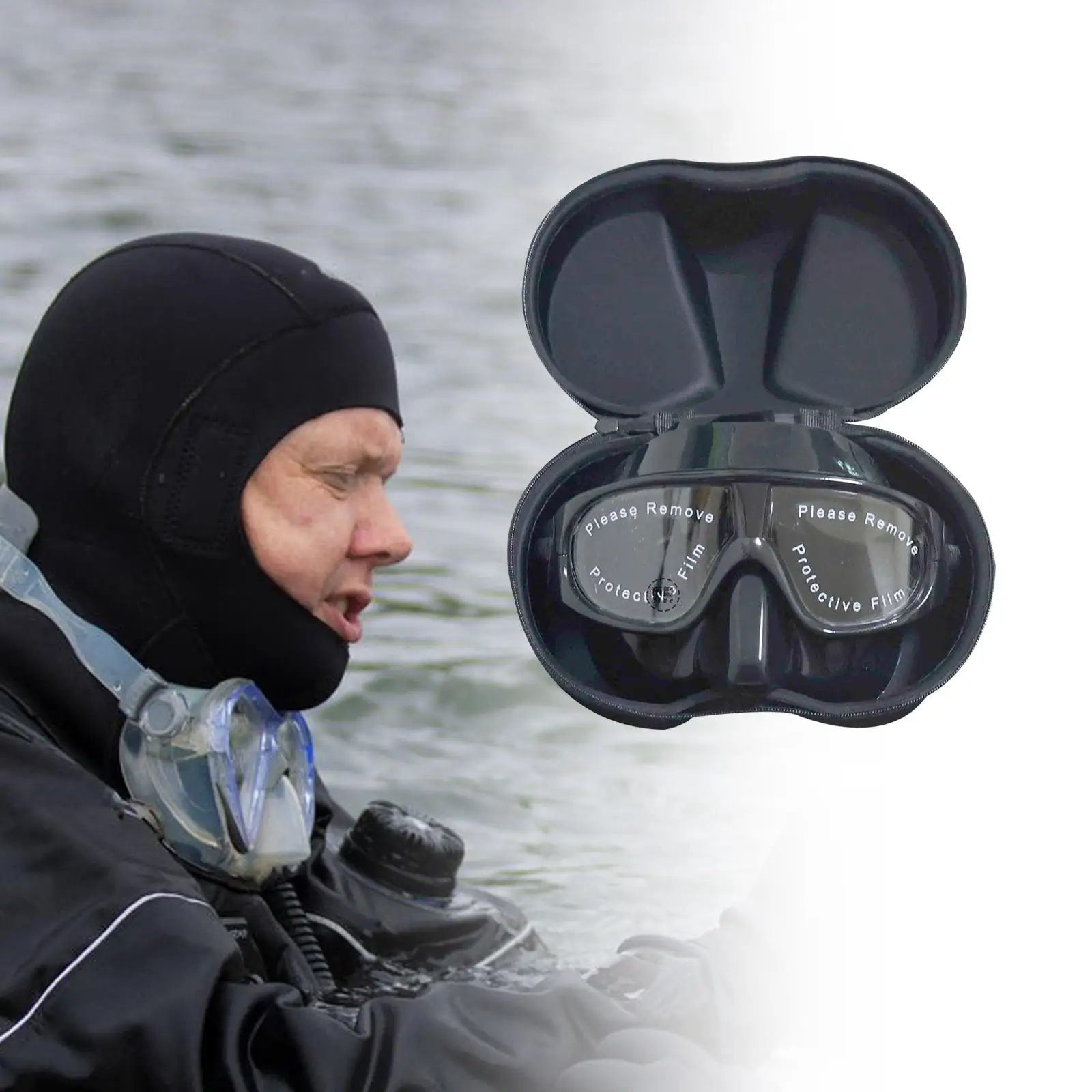 HD Diving Mask Snorkel Mask Impact Resistance Full Face Dive Gear Swimming