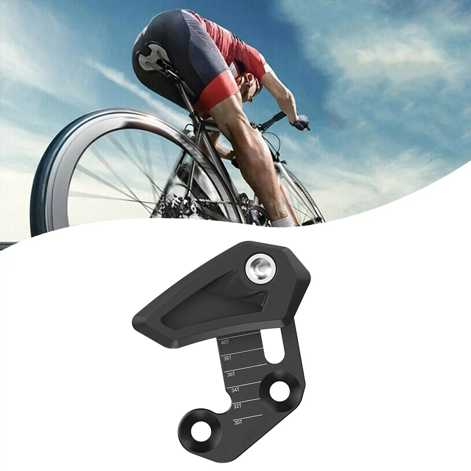 Chain Guide Chain Frame Protector Chain Clamp Guard Clamp Mount for Road MTB