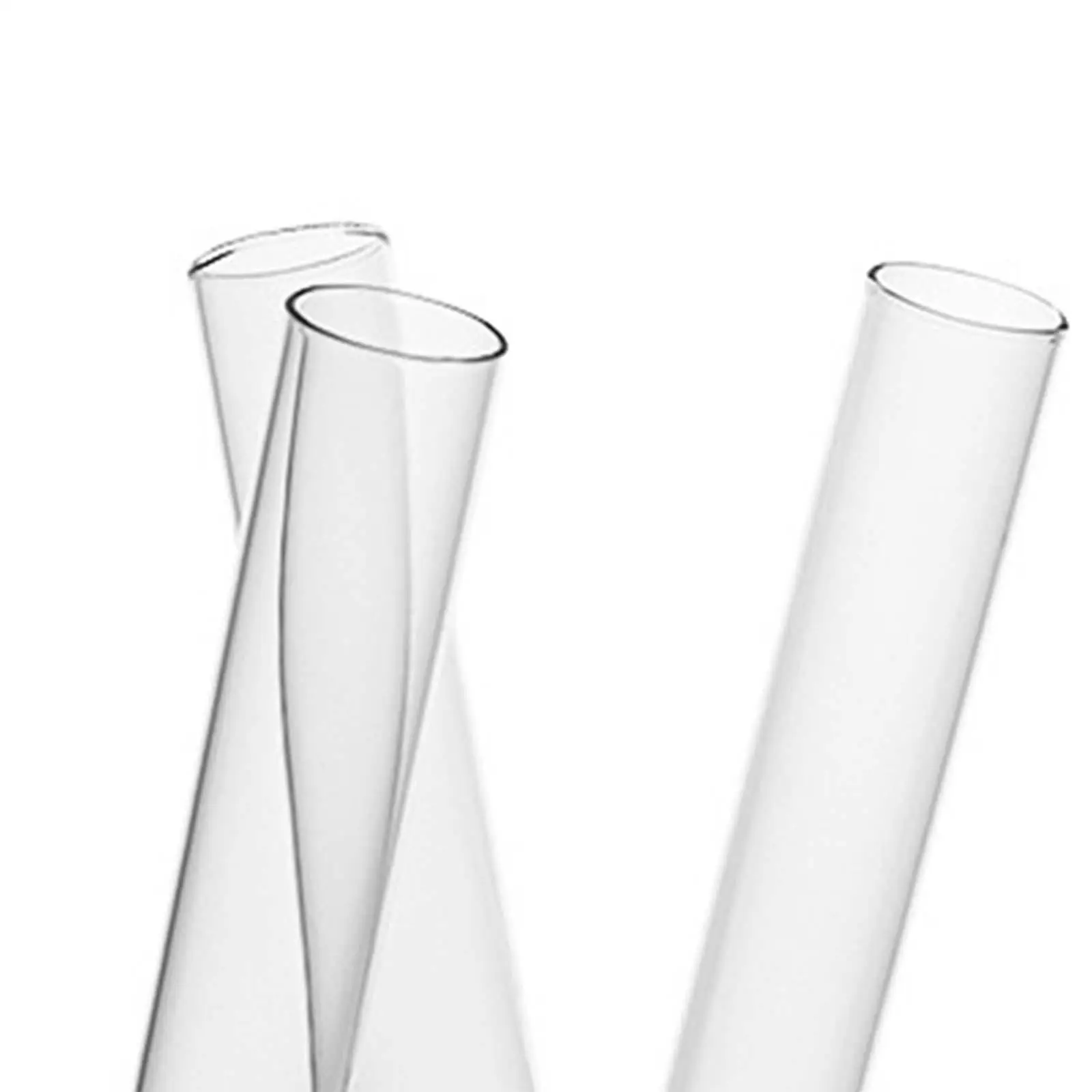 Test Tube Vases for Flowers with 3 Test Tubes Glass Fashion Planter Vase for Desk Cafe Office Party Dining Room