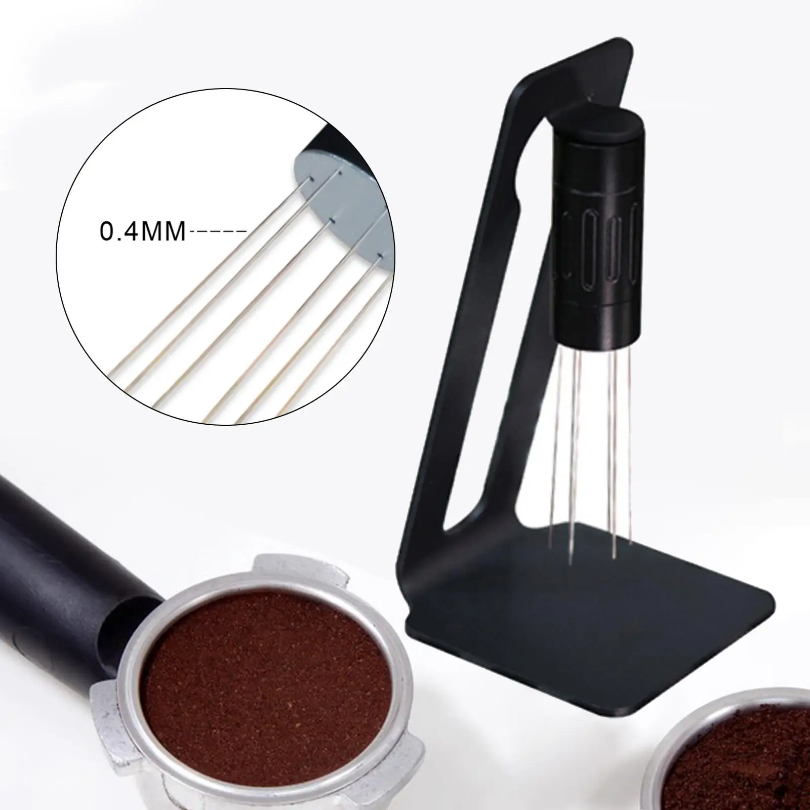 Coffee Stirrer Exquisite 6 Pins Professional Coffee Ground Needle Distributor for Espresso Maker Accessories Home Daily Use