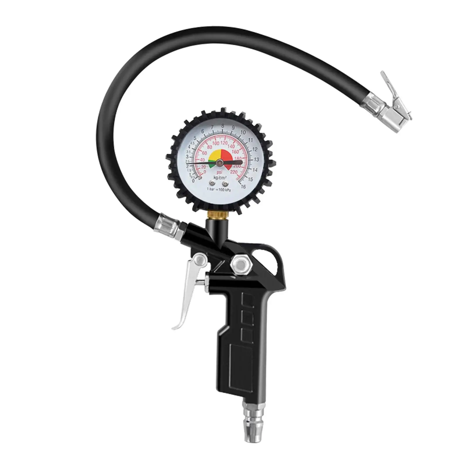 Universal Tire Pressure Gauge Meter Measurement Tool Long Tube Handheld High Precision Tire Pressure Tester for Car RV SUV